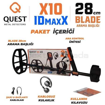 X10 IDmaxX Dedektör + Kulaklık (Avantajlı Paket)